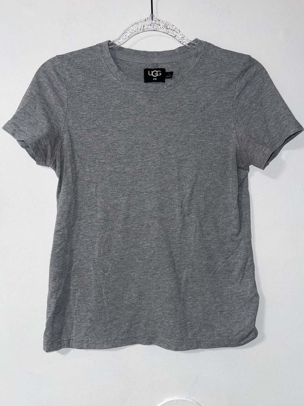 UGG RTW Women's Gray Short Sleeve Crewneck T-Shirt Size S